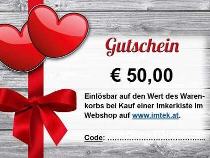 Geschenkgutschein € 50,00